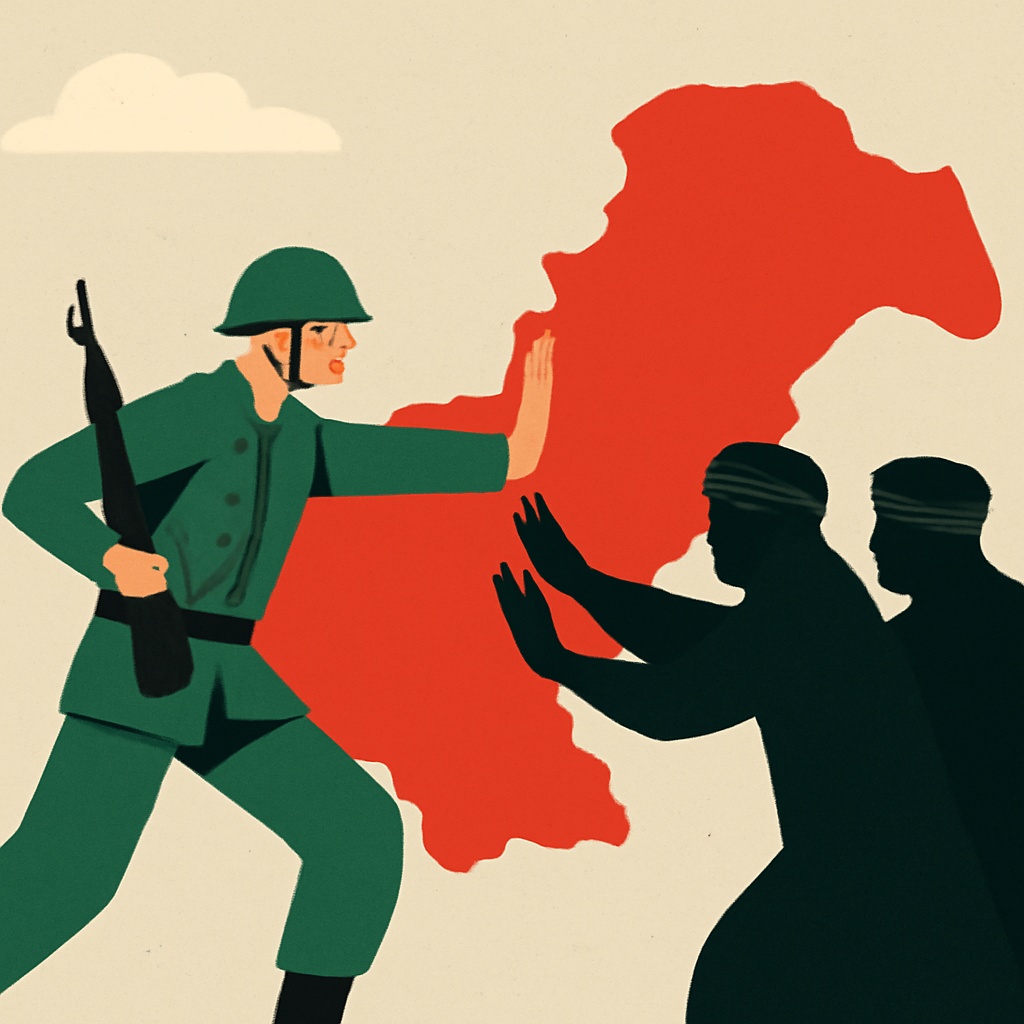 Illustration for: Pakistan Fights Its Fiercest Taliban Insurgency in a Decade
