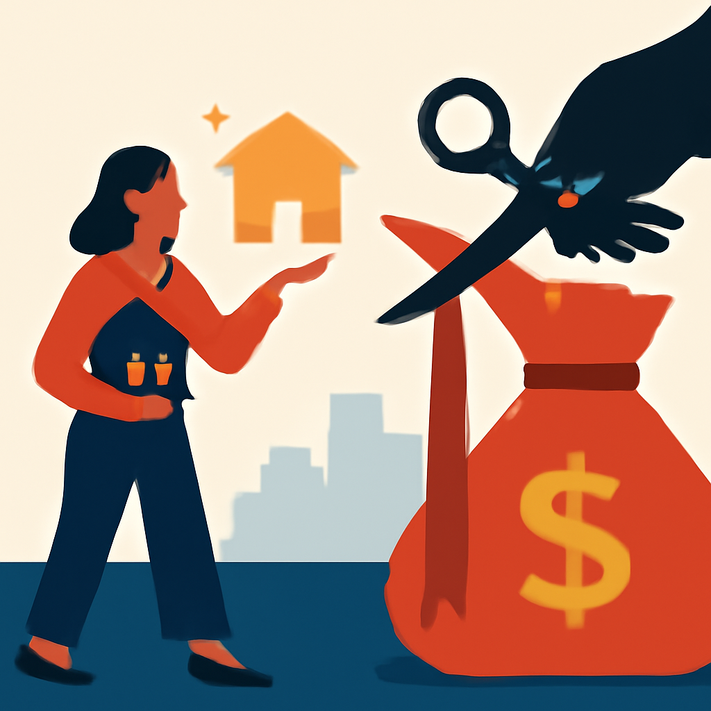 Illustration for: Conservatives pledge £5,000 tax rebate for young home buyers