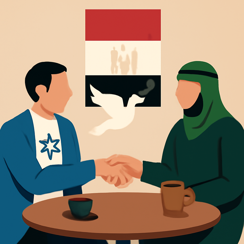 Illustration for: Gaza Peace Talks Are Set to Take Place in Egypt
